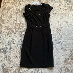 Black dress with chain